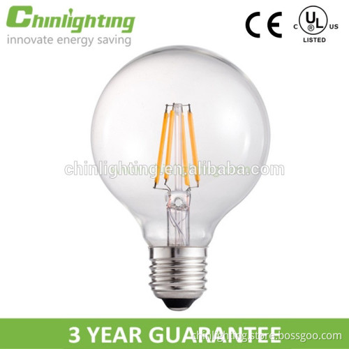 G80 G95 e27 vintage edison filament bulb ce rohs led edison light 6w dimmable